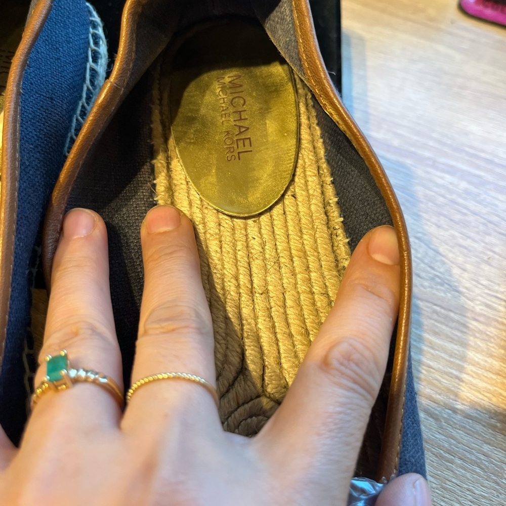 Michael Kors Navy Espadrille Shoes - Picture 6 of 6